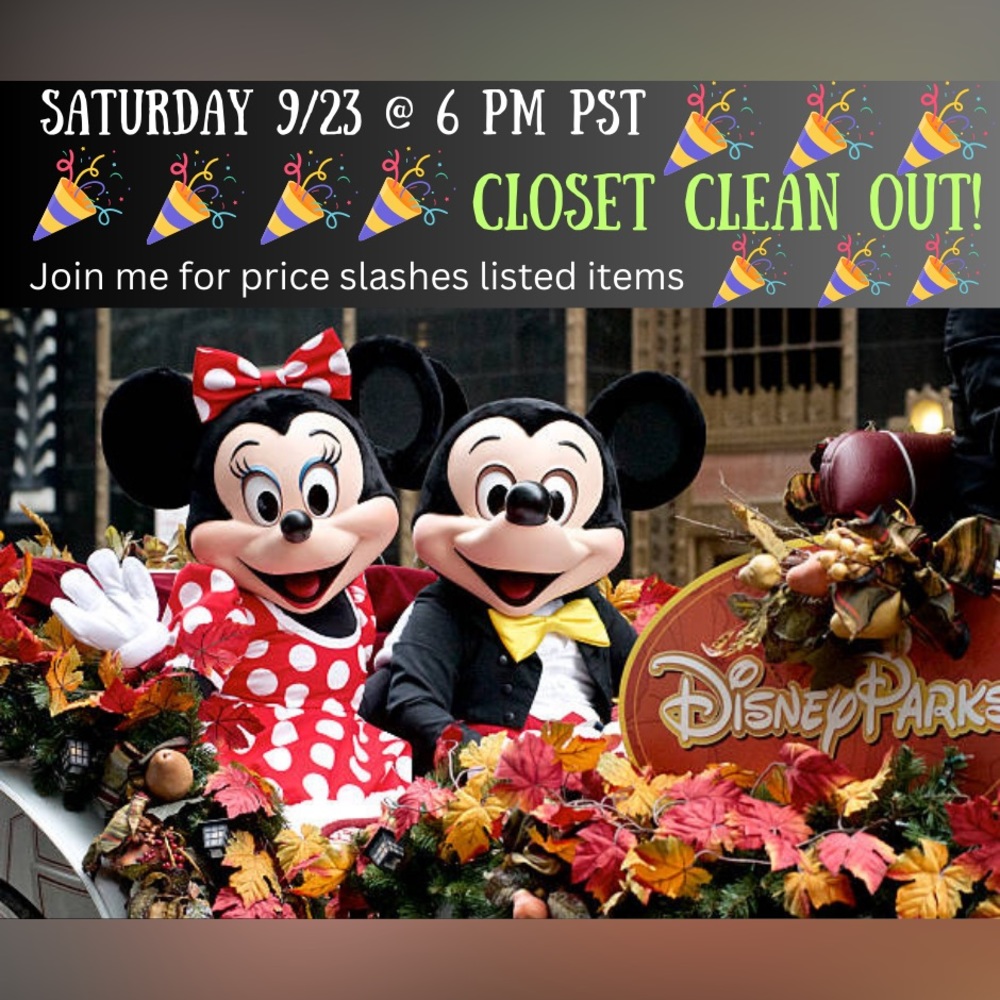 6:45 PM Disney Last Minute Closet Clean Out